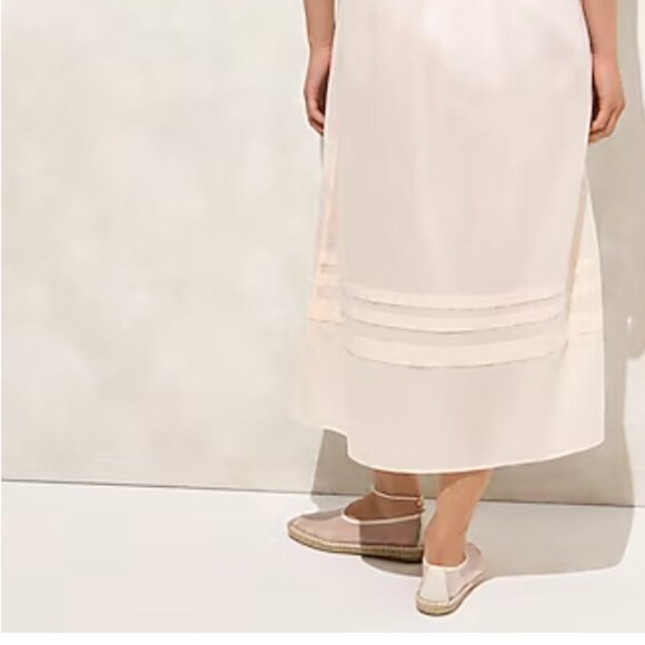 NWT J.CREW Crochet-trim dress - Picture 3 of 4